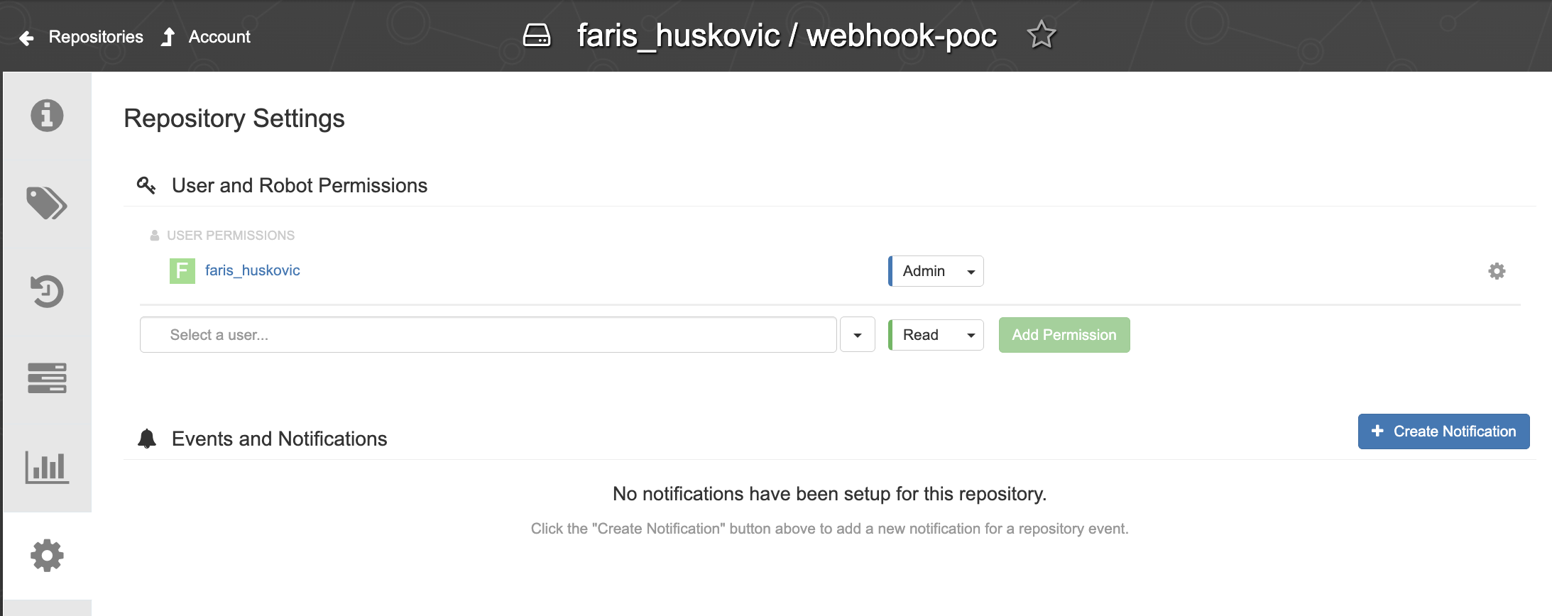 Repository Settings